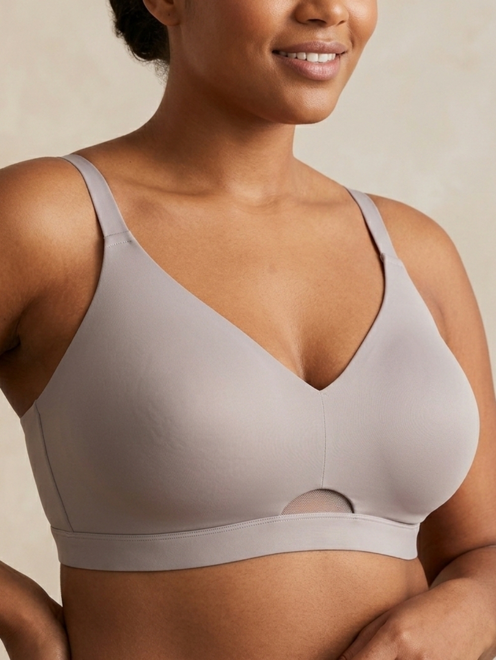 Cacique Cream Lined Bra